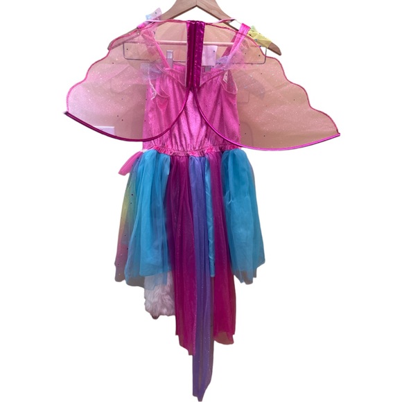 Girls 3 pc unicorn halloween costume size 7/8 in excellent condition - Picture 5 of 8